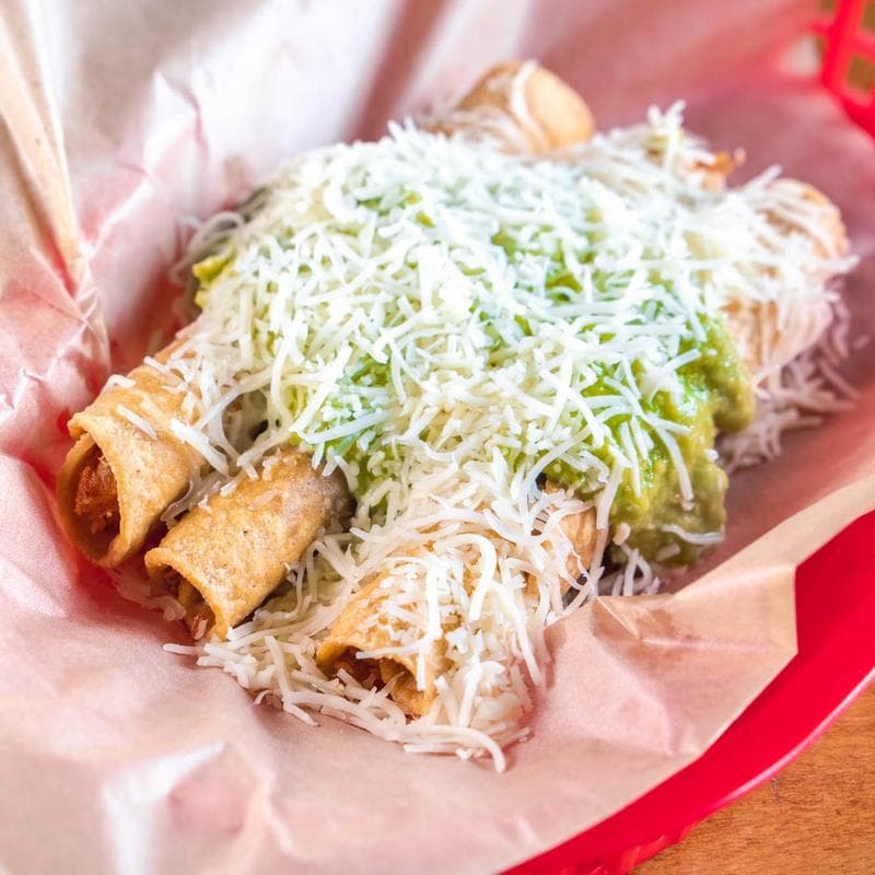 Chicken Rolled Tacos